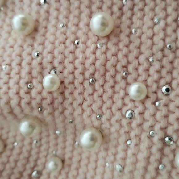 Girls Chunky Knit Pom Pom Hat by Capelli. Size s/m - Picture 3 of 5